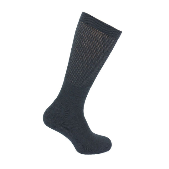 Sandpiper FeatherTop Extra Wide Knee High Socks Navy