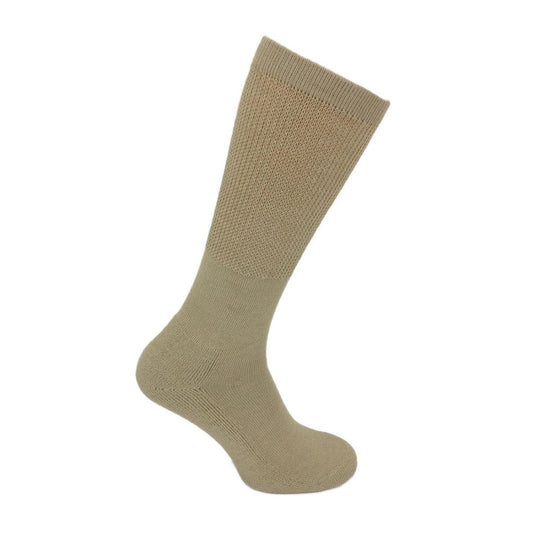 Sandpiper FeatherTop Extra Wide Knee High Socks Oatmeal