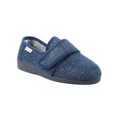 Sandpiper Sophie Ladies Slipper Navy - Various Sizes - Millercare