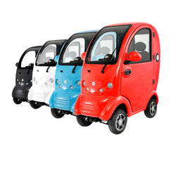 Scooterpac Cabin Car Scooter MK2 - Cherry Red - Millercare