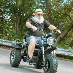 Scooterpac Invader Mobility Scooter Class 3 - Black - Millercare