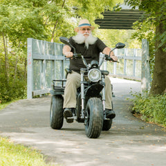 Scooterpac Invader Mobility Scooter Class 3 - Black - Millercare