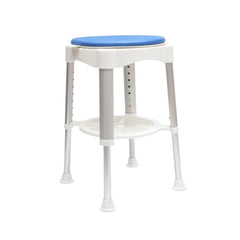 Shower Stool with Rotating Padded Seat - Millercare