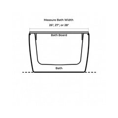 Slatted Bath Board – Sturdy & Comfortable Bath Support - Millercare