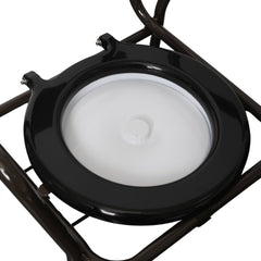 Standard Commode, Brown Height Adjustable - Millercare