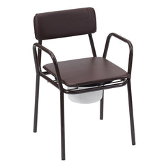 Standard Commode, Brown Height Adjustable - Millercare