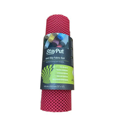 Stayput Non - Slip Fabric Roll 31 x 183cm Chilli Red - Millercare