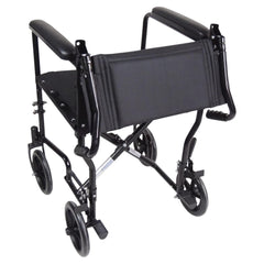 Steel Compact Transit Chair Black - Millercare