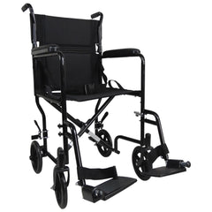 Steel Compact Transit Chair Black - Millercare