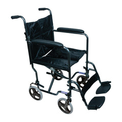 Steel Compact Transit Chair Black - Millercare