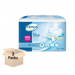 TENA SLIP PLUS Med BLUE CASE 3X30 ONLINE EXCLUSIVE CASE ONLY - Millercare