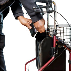 Three - Wheeled Rollator With Bag And Basket - Millercare
