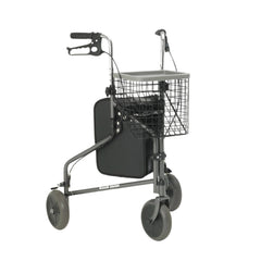 Three - Wheeled Rollator With Bag And Basket - Millercare