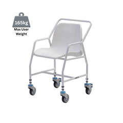 Tilton Mobile Shower Chair four Brake - Millercare