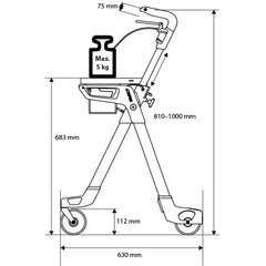 Topro Hestia - Indoor Rollator - One size - Millercare