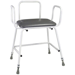 Torbay Bariatric Perching Stool With Arms And Back - Millercare