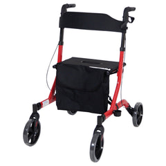 Ultra Lightweight Folding 4 Wheeled Rollator - Millercare
