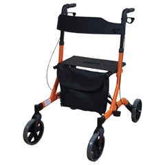 Ultra Lightweight Folding 4 Wheeled Rollator - Millercare