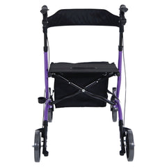 Ultra Lightweight Folding 4 Wheeled Rollator - Millercare