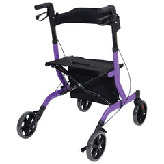 Ultra Lightweight Folding 4 Wheeled Rollator - Millercare