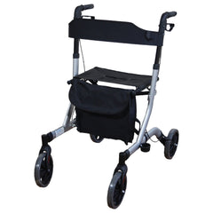 Ultra Lightweight Folding 4 Wheeled Rollator - Millercare