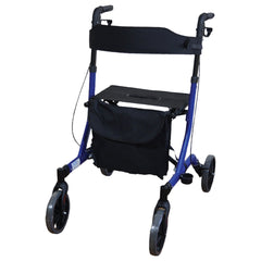 Ultra Lightweight Folding 4 Wheeled Rollator - Millercare