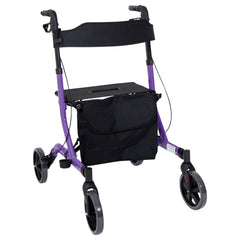 Ultra Lightweight Folding 4 Wheeled Rollator - Millercare