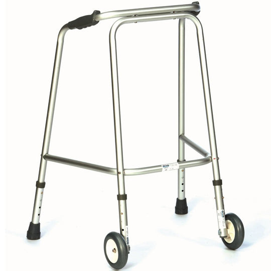 Ultra Narrow Lightweight Walking Frame With Wheels Small