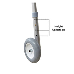 Ultra Narrow Walking Frame with Wheels – Medium - Millercare