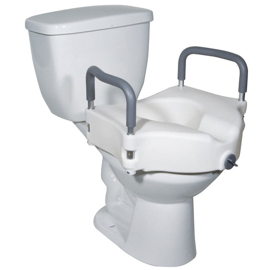 Viscount Raised Toilet Seat With Arms