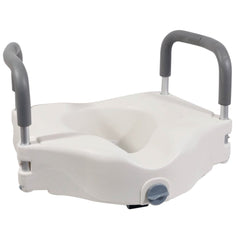 Viscount Raised Toilet Seat With Arms - Millercare