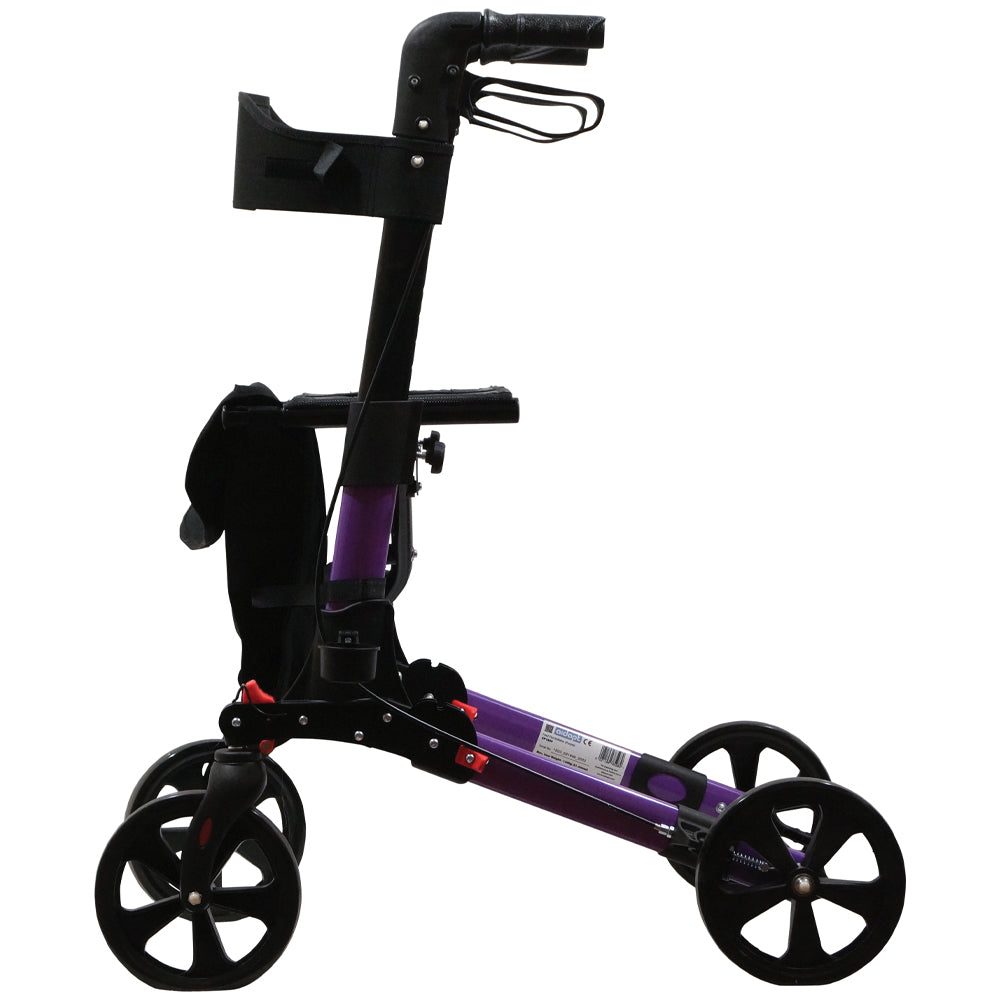 Aidapt Deluxe Fold Flat Rollator Walking Aids Millercare.co.uk