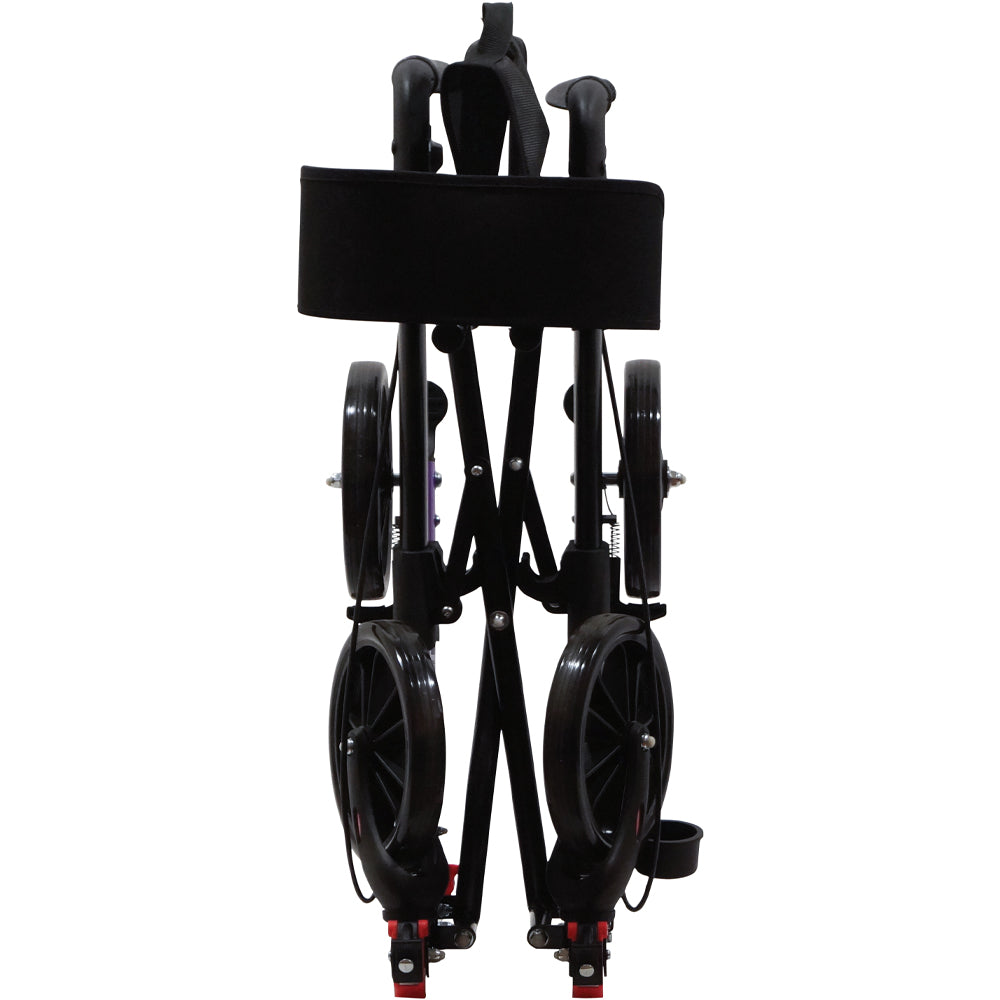 Aidapt Deluxe Fold Flat Rollator Walking Aids Millercare.co.uk