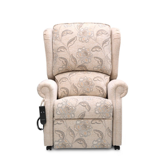 Westbury Single Motor Rise Recliner Chair - Beige