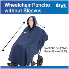 Wheelchair Lined Poncho - Millercare