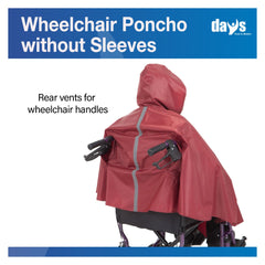 Wheelchair Poncho Unlined - Millercare