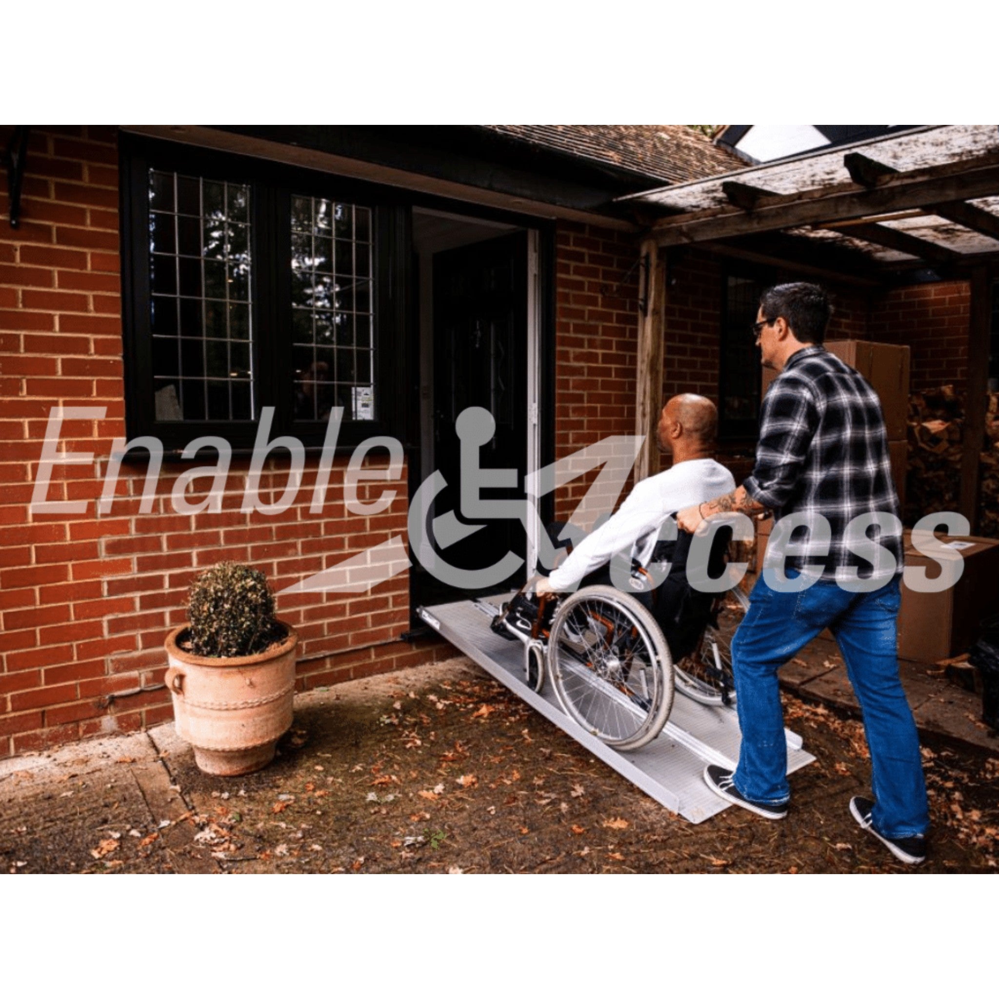 Wheelchair Ramp – The NEW Metro Portable Folding Aluminium R – Millercare